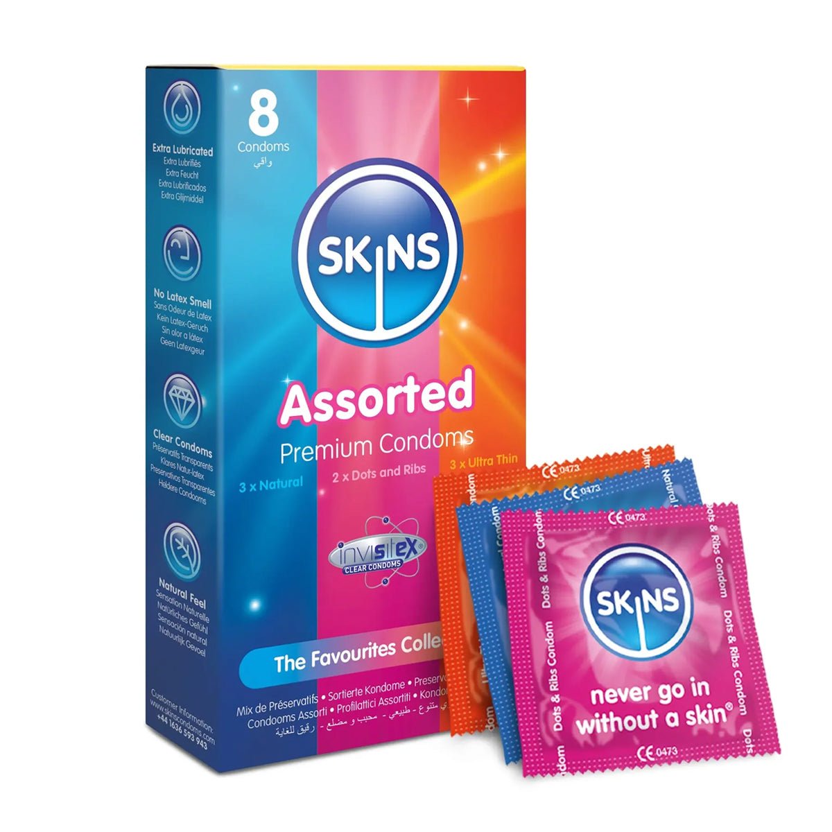Skins Assorted - Perlé & Nervuré - Condomz