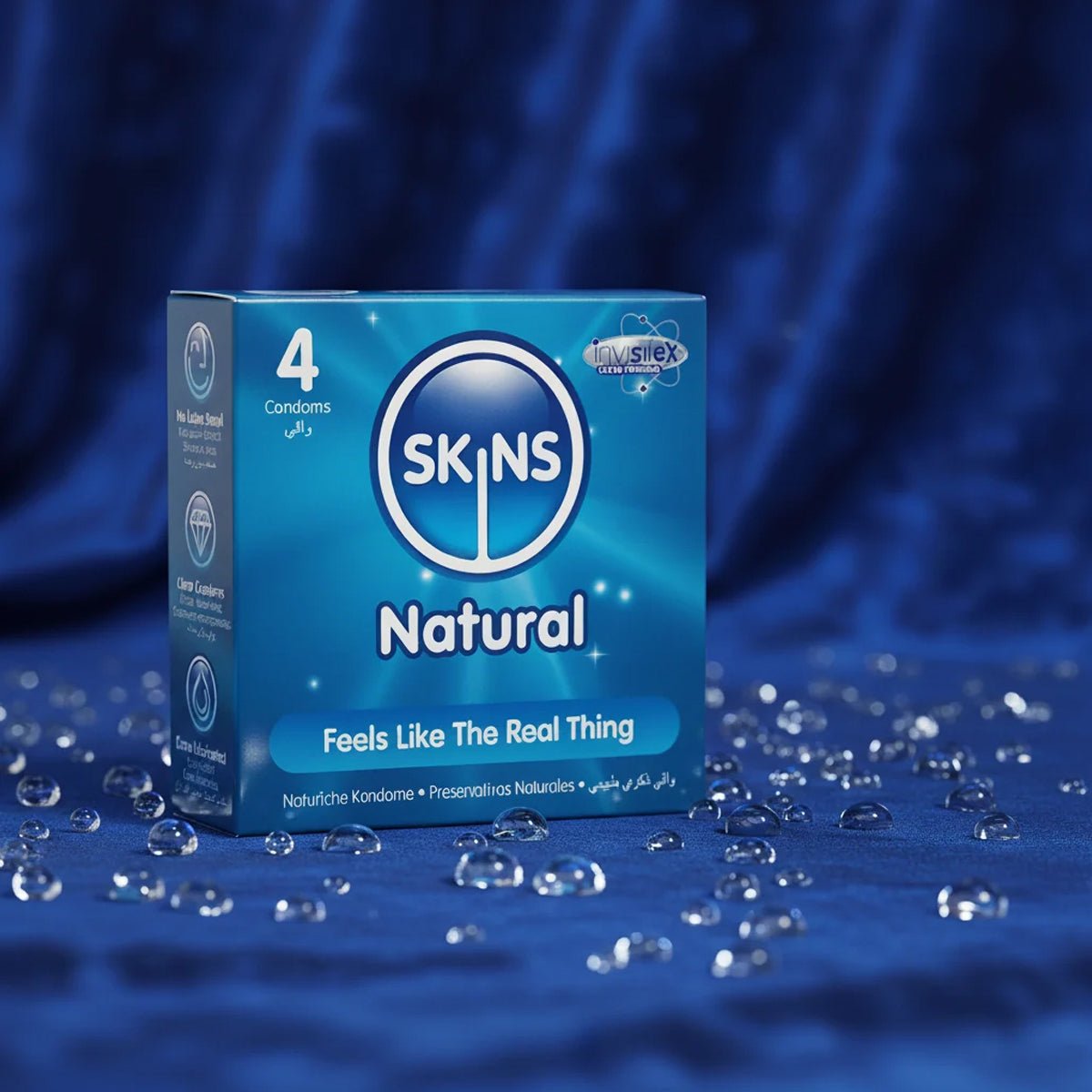 Skins Natural - Extra-Lubrifié & Parfumé - Condomz