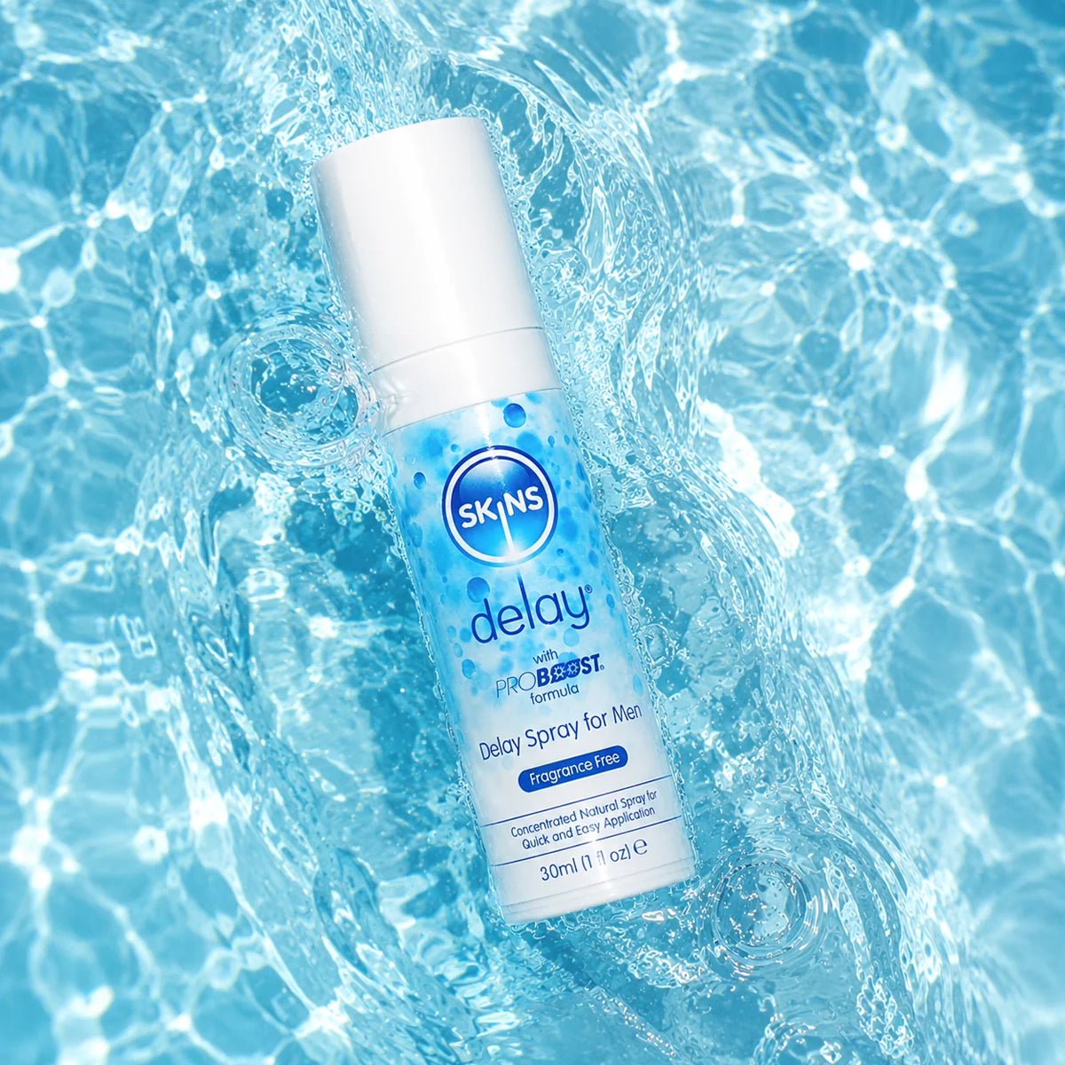 Skins Spray Retardateur Naturel - À Base d'Eau - Condomz