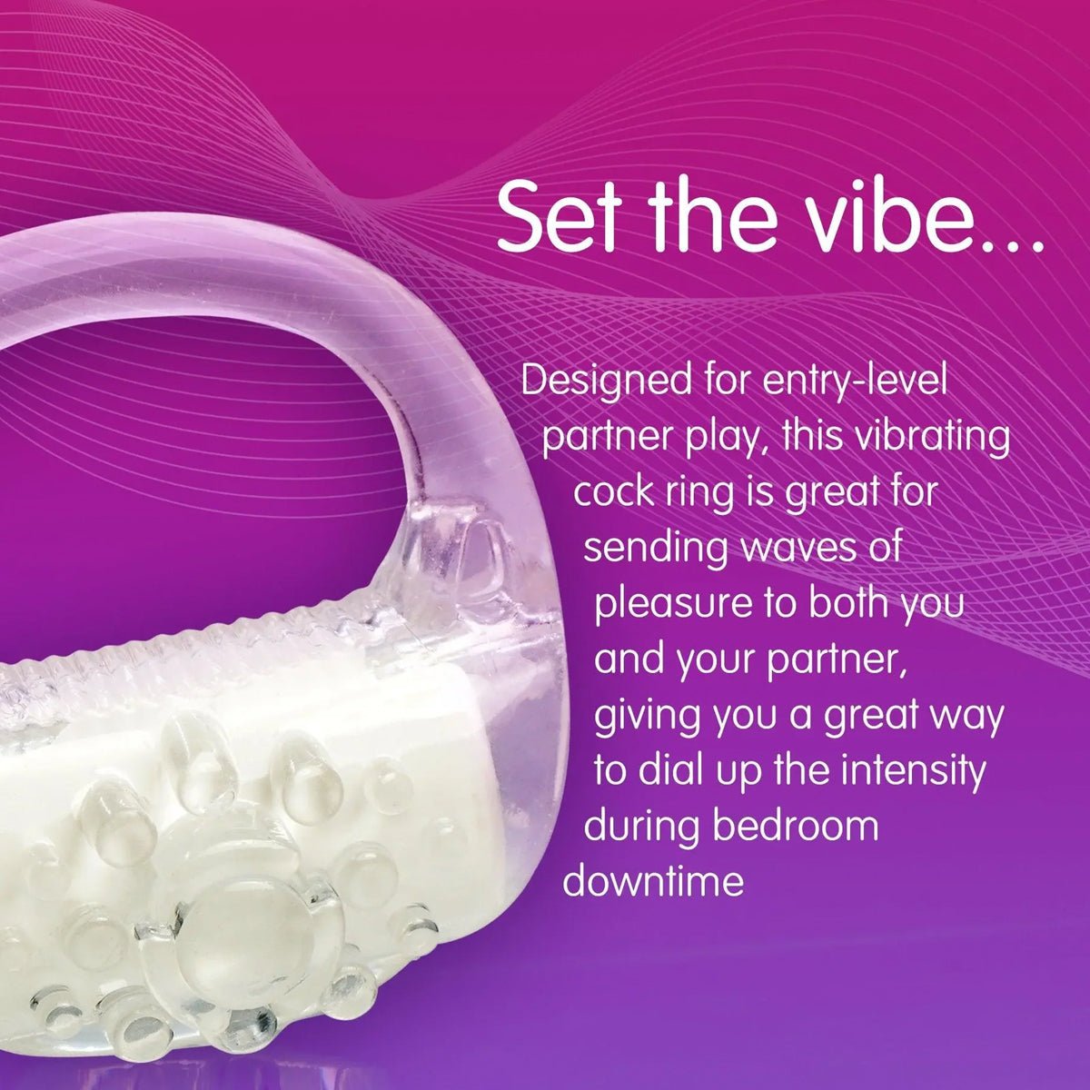 Skins Vibe Ring - Effet Picotant & Effet Retardant - Condomz