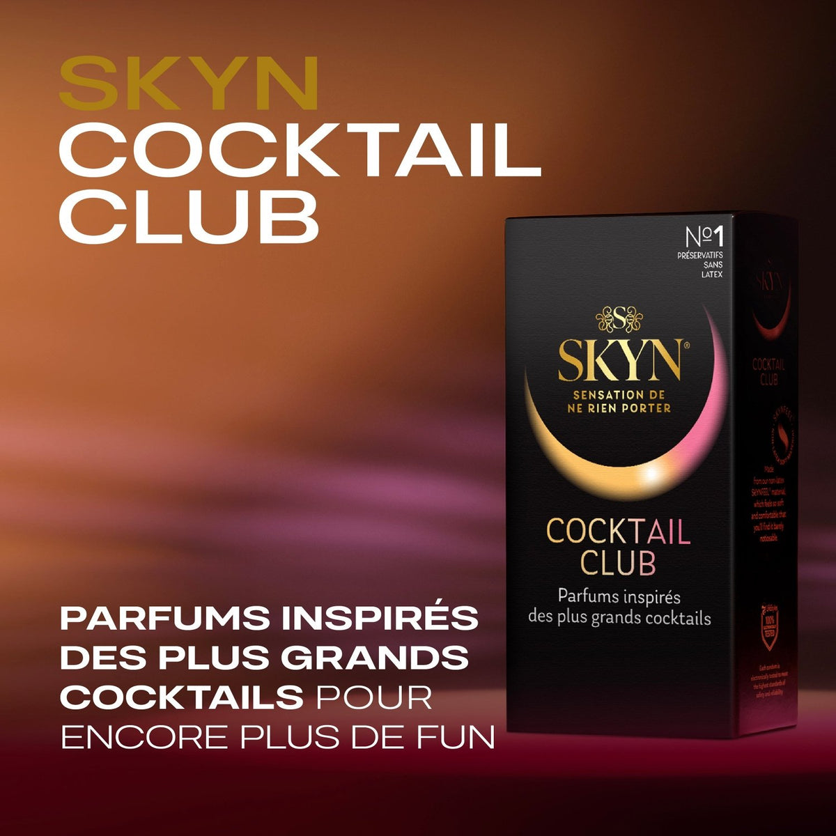 Skyn Cocktail Club - Sans Latex & Parfumé - Condomz