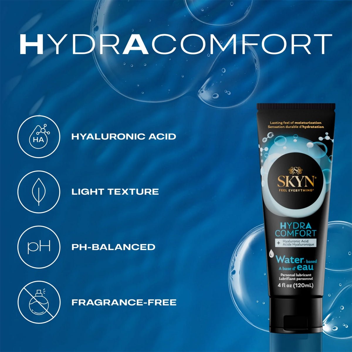 Skyn Hydracomfort - Hydratant & À Base d'Eau - Condomz