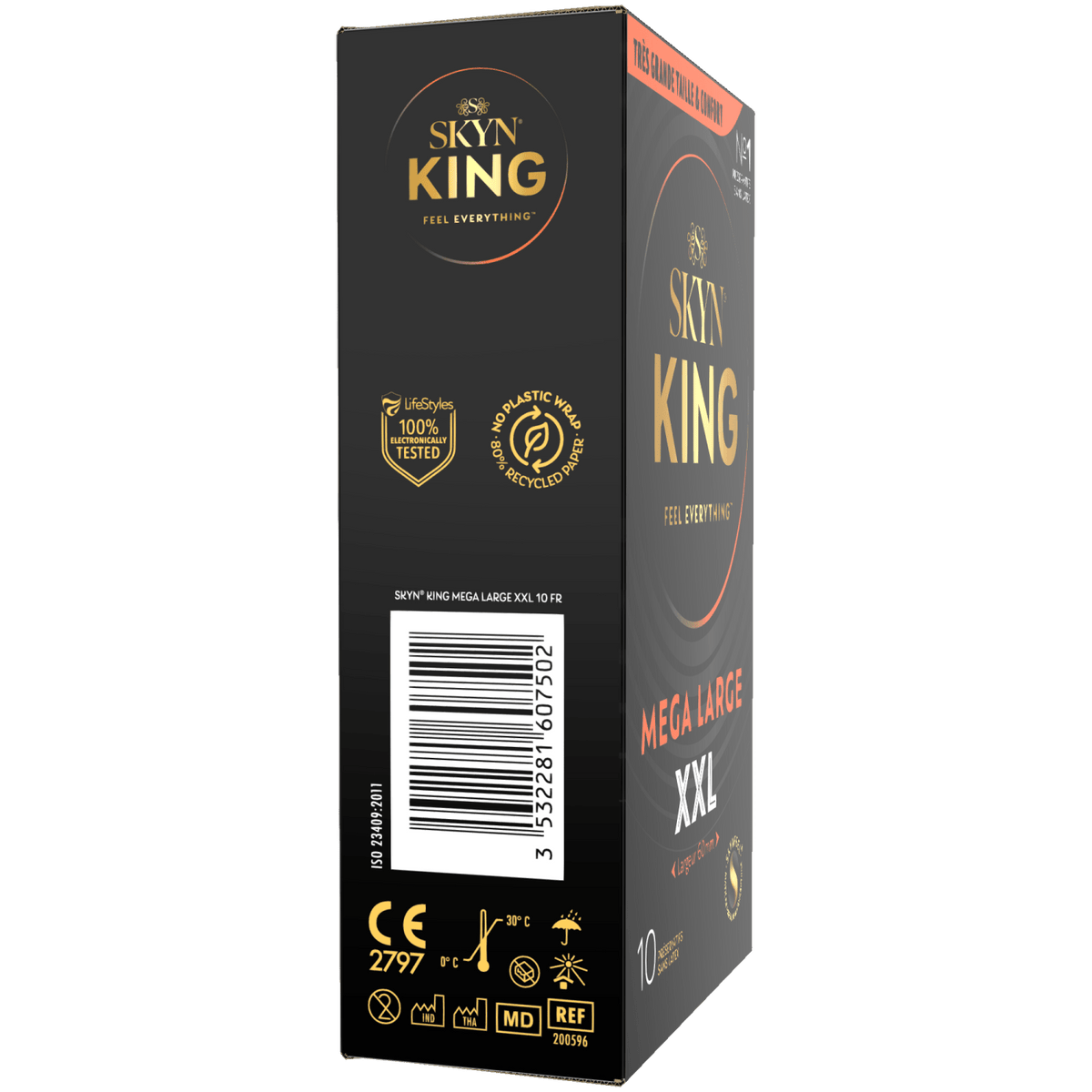 Skyn KING Mega Large XXL - Grande Taille & Sans Latex - Condomz