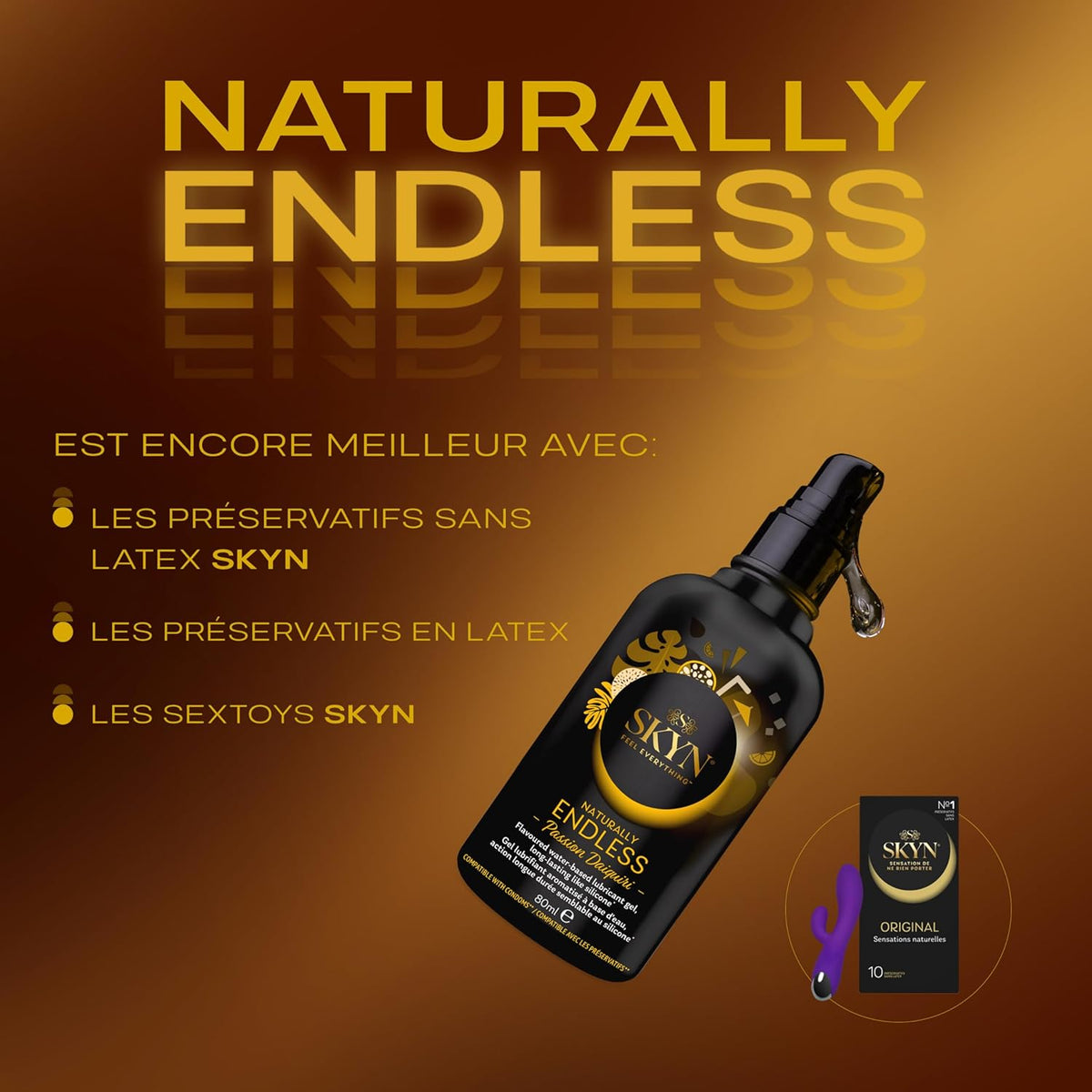 Skyn Naturally Endless - Passion Daiquiri - Longue Durée - Condomz