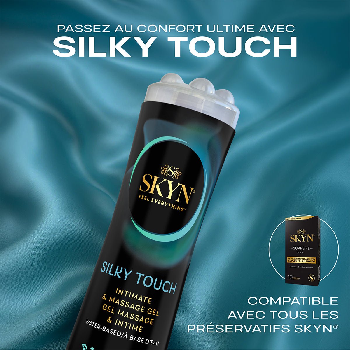 Skyn Silky Touch 3-in-1 Massage - À Base d'Eau - Condomz