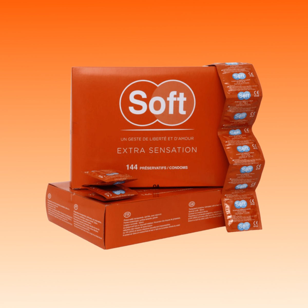 Soft Extra Sensation - Texturé & Anatomique - Condomz