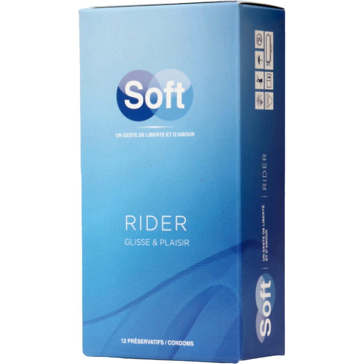 Soft Rider - Extra-Lubrifié & 53 mm - Condomz