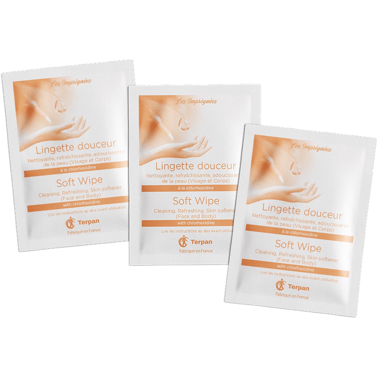 Terpan Lingette douceur à la Chlorhexidine - Pamplemousse - Condomz