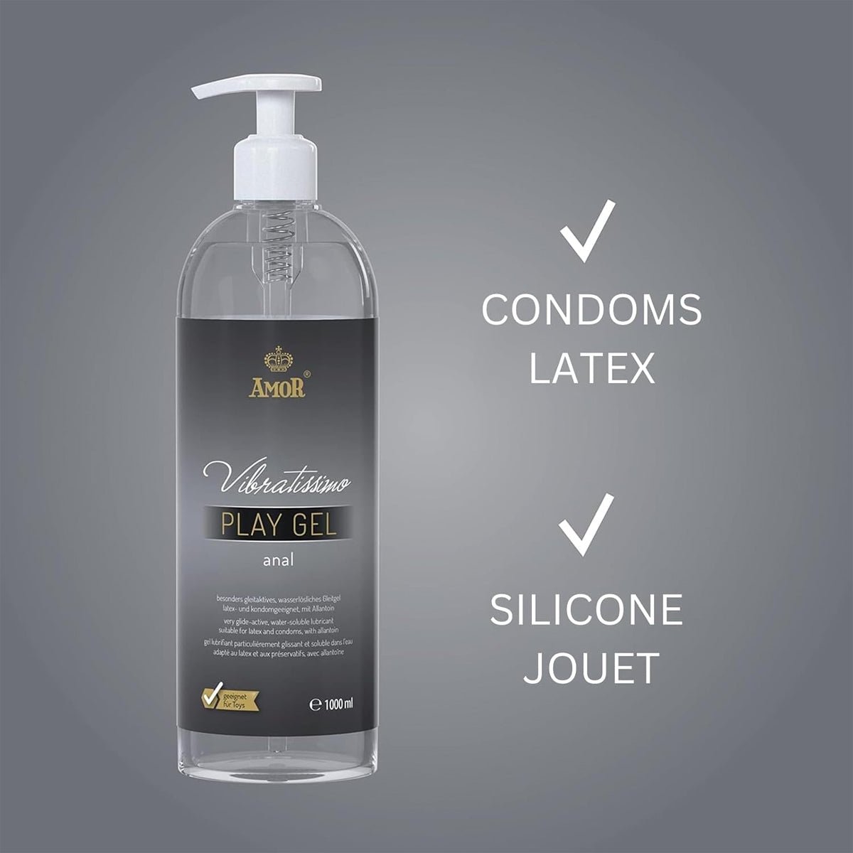 Vibratissimo Play Gel Anal - Hydratant & À Base d'Eau - Condomz