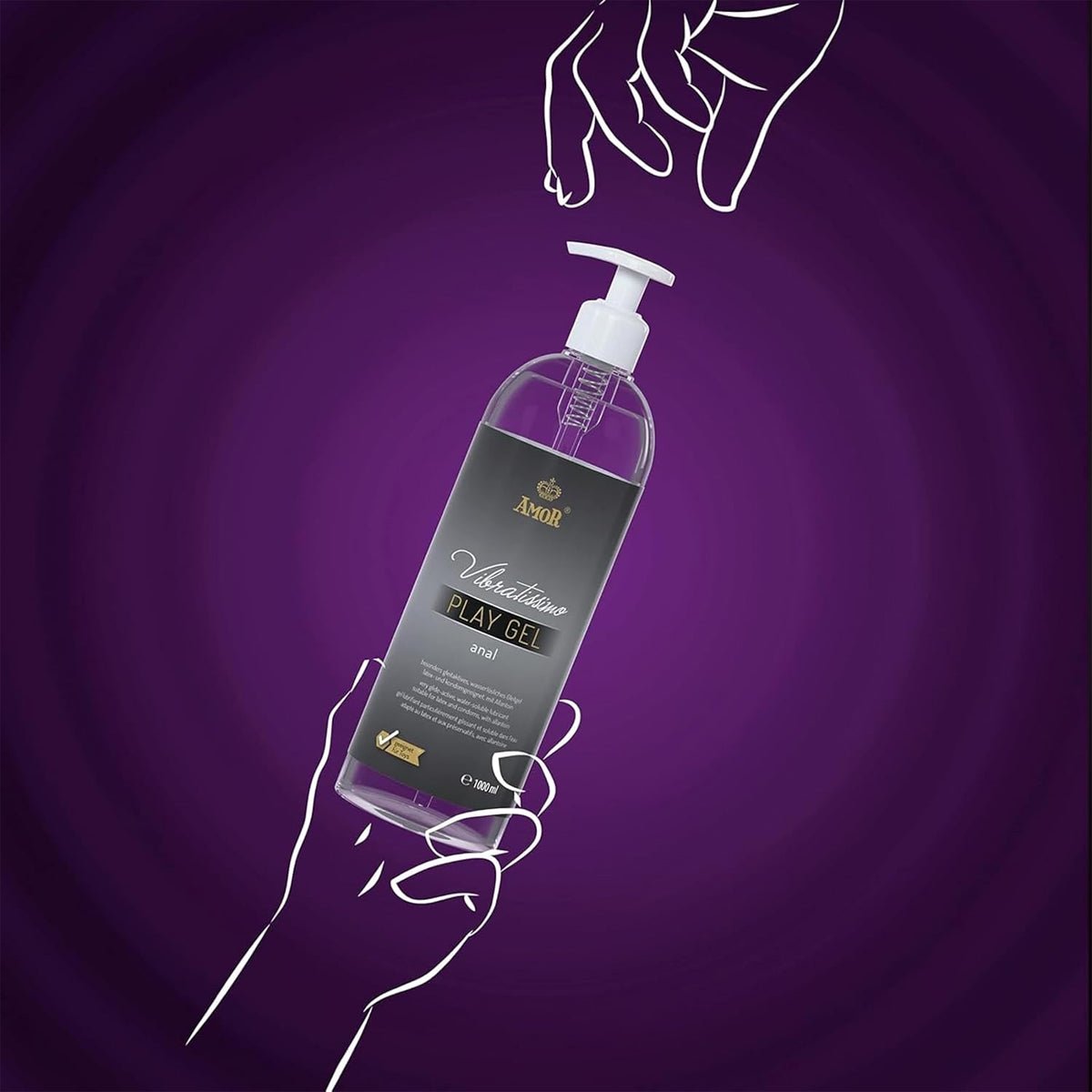 Vibratissimo Play Gel Anal - Hydratant & À Base d'Eau - Condomz