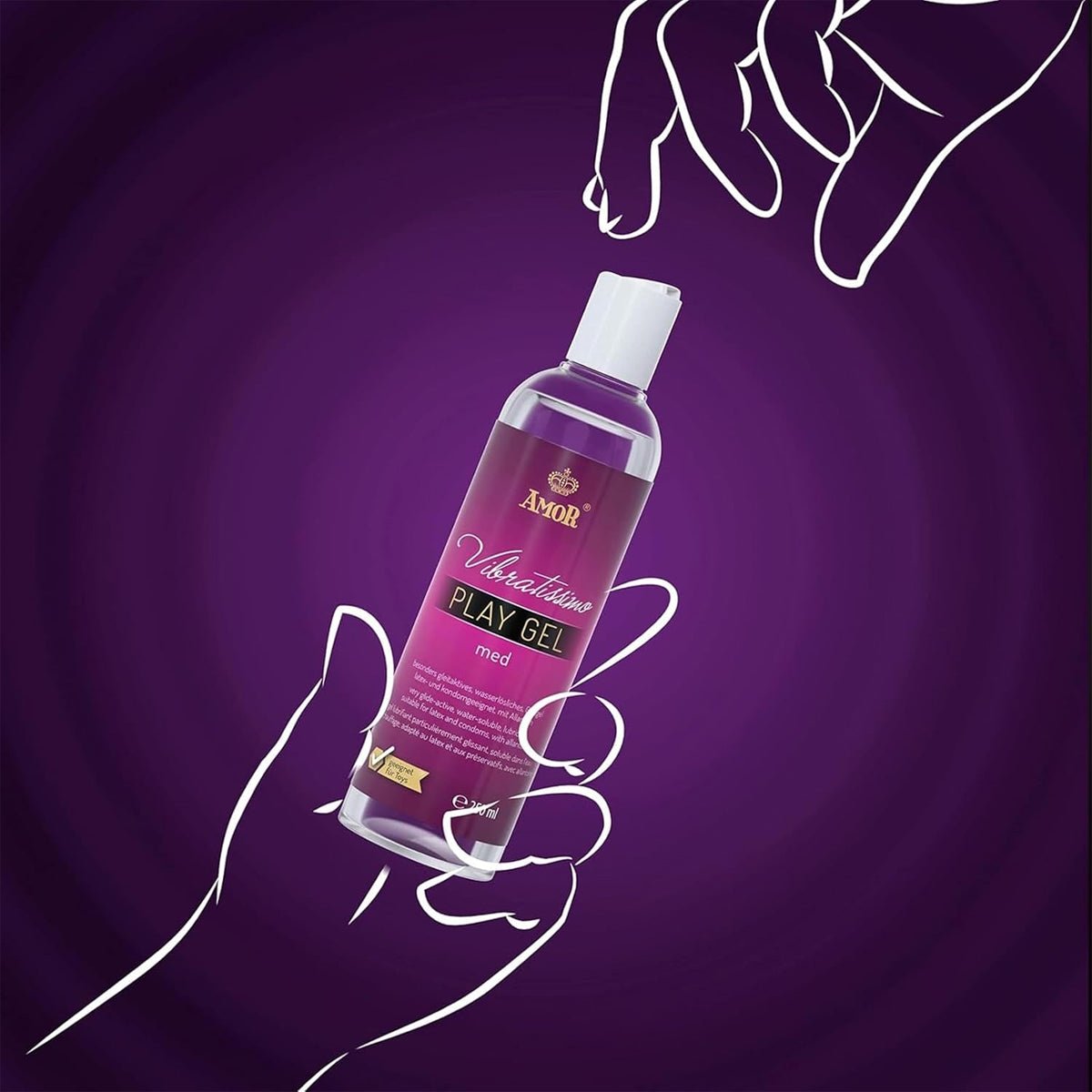 Vibratissimo Play Gel Med - Hydratant & À Base d'Eau - Condomz