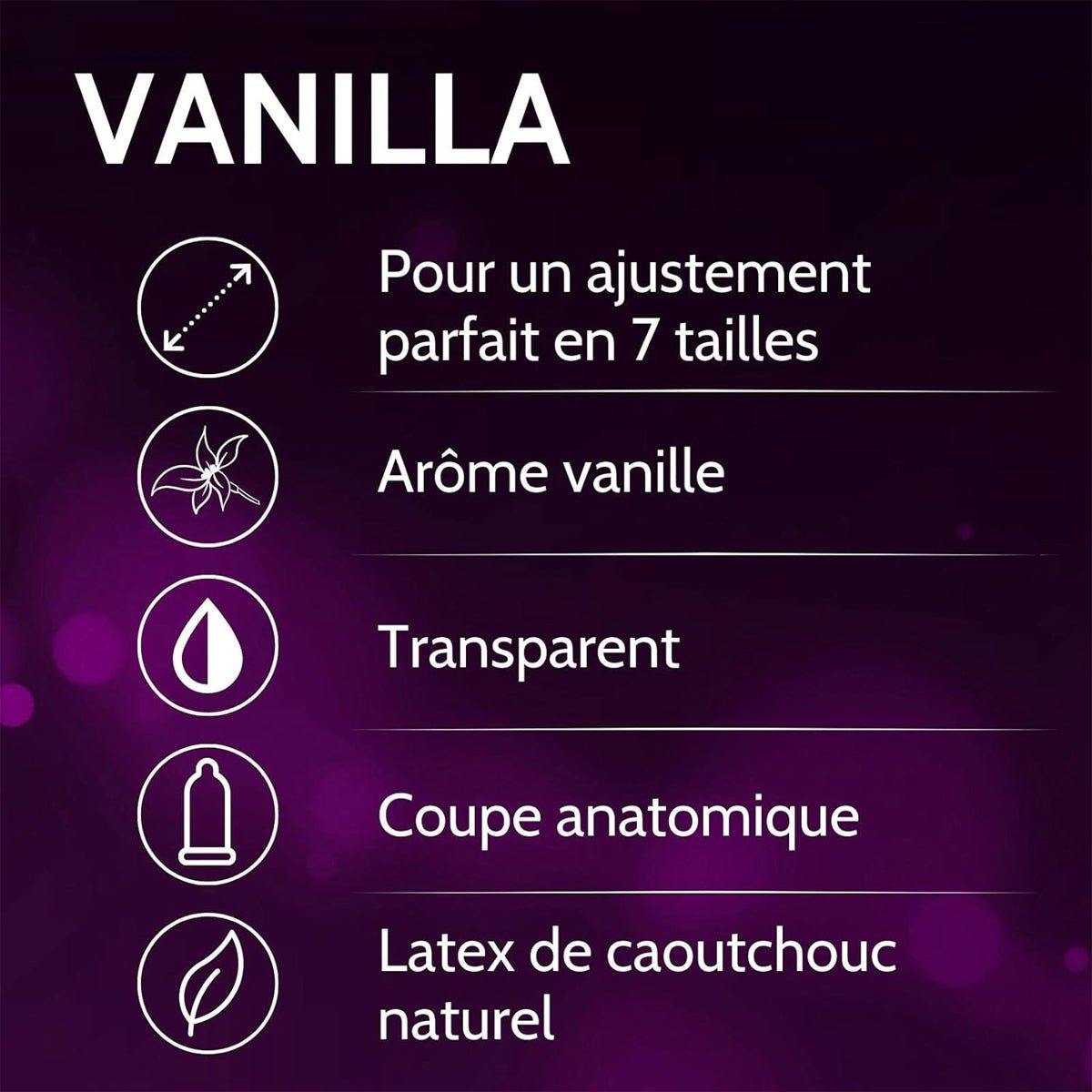 Vibratissimo XXS/L Vanilla - Toutes Tailles & Parfumé - Condomz