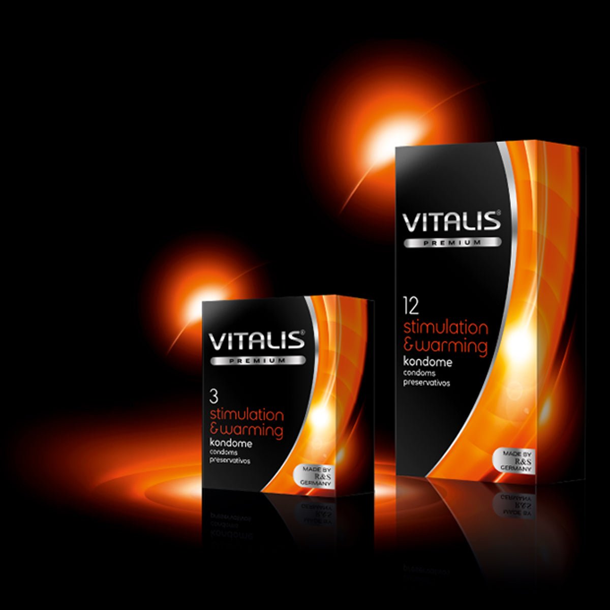 Vitalis Stimulation & Warming - Effet Chauffant - Condomz