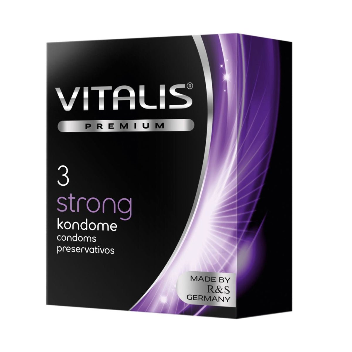 Vitalis Strong - Extra-Résistant & 53 mm - Condomz