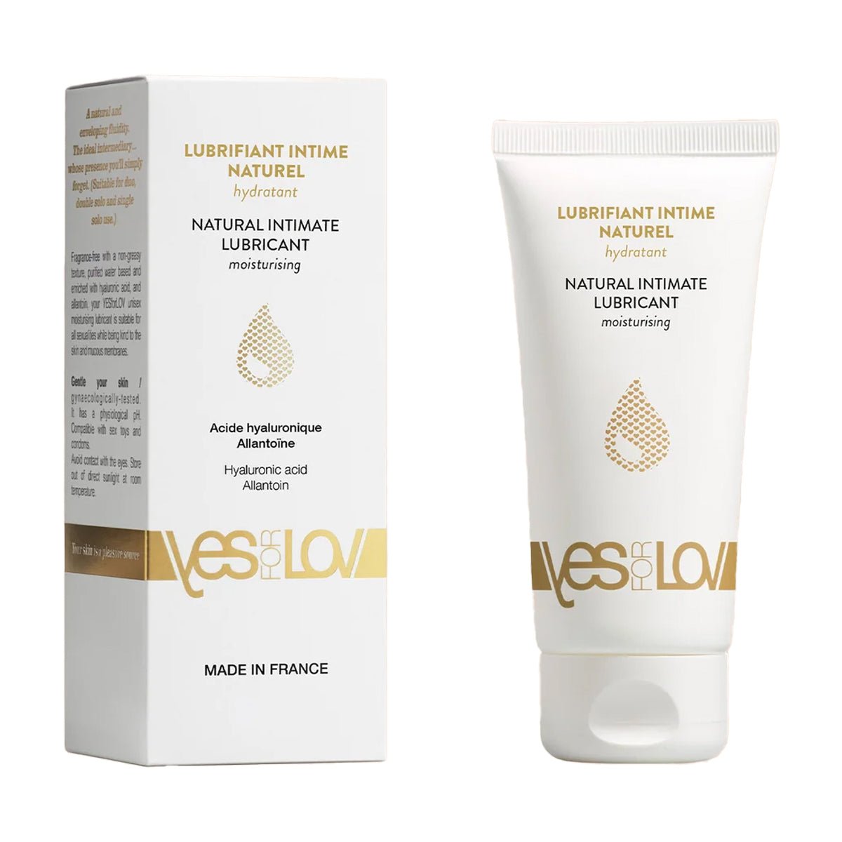 YesForLov Lubrifiant intime naturel hydratant - Équilibrant pH - Condomz