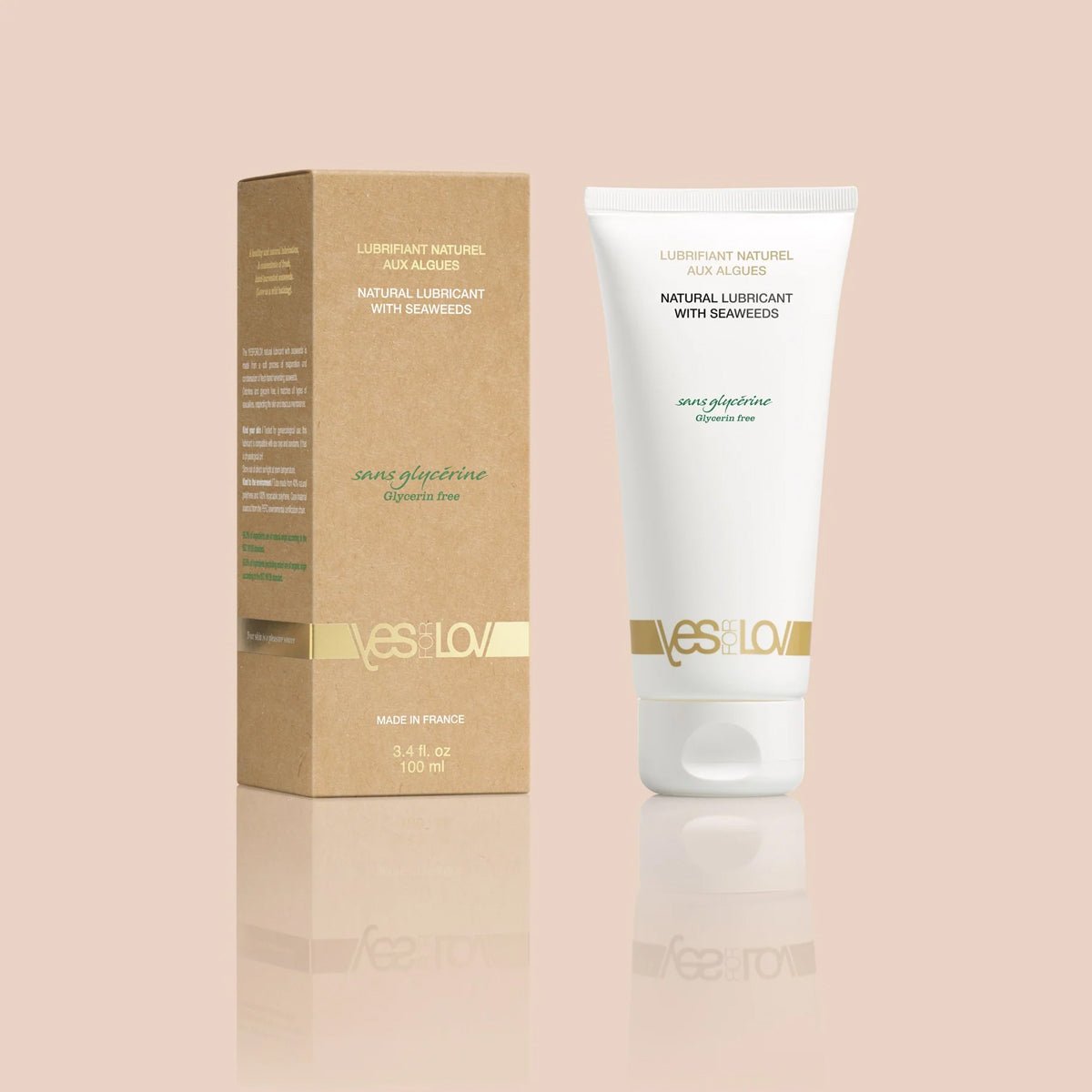 YesForLov lubrifiant naturel aux algues bio - Équilibrant pH - Condomz