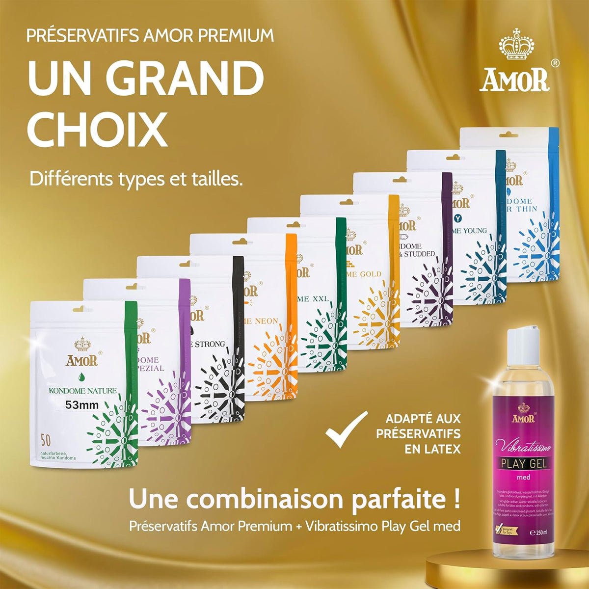 Amor Thin - Ultra-Fin & Extra-Lubrifié - Condomz