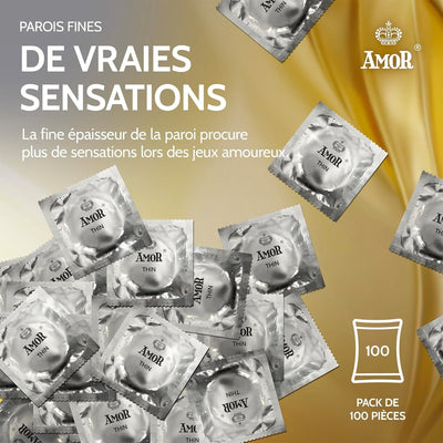 Amor Thin - Ultra-Fin & Extra-Lubrifié - Condomz