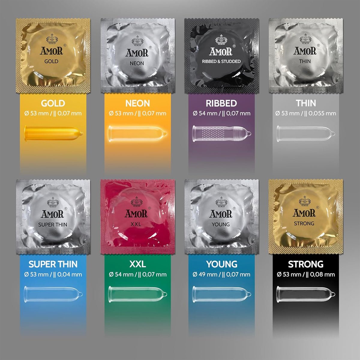 Amor Thin - Ultra-Fin & Extra-Lubrifié - Condomz