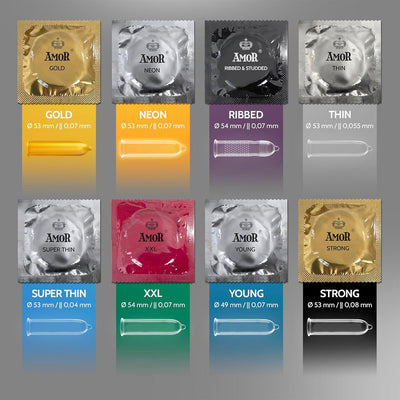 Amor Thin - Ultra-Fin & Extra-Lubrifié - Condomz