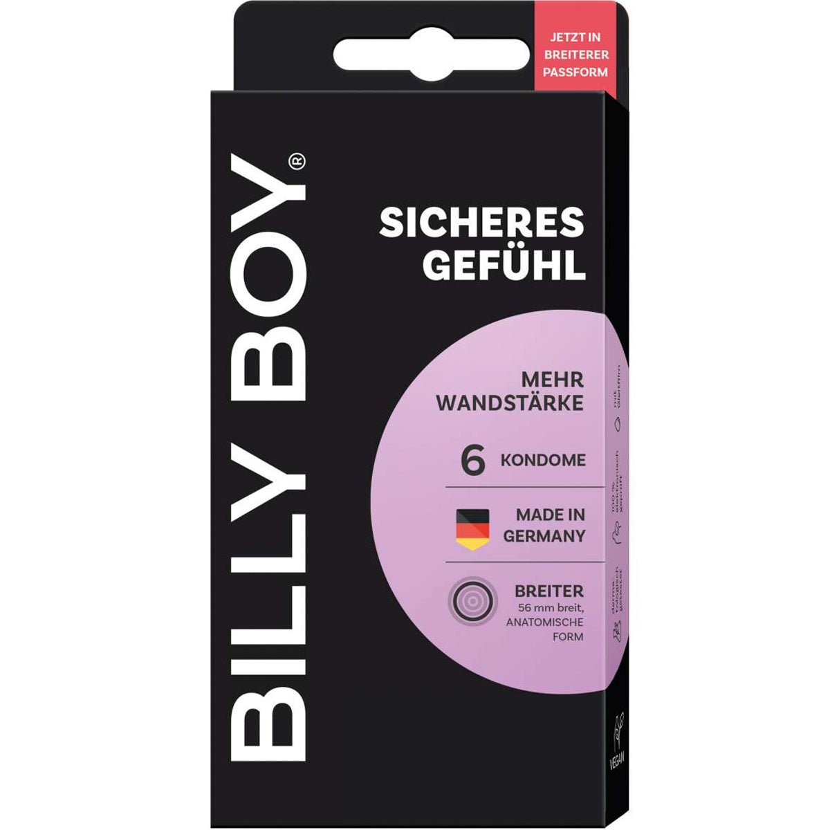 Billy Boy Sicheres Gefühl - Extra-Résistant & Anatomique - Condomz