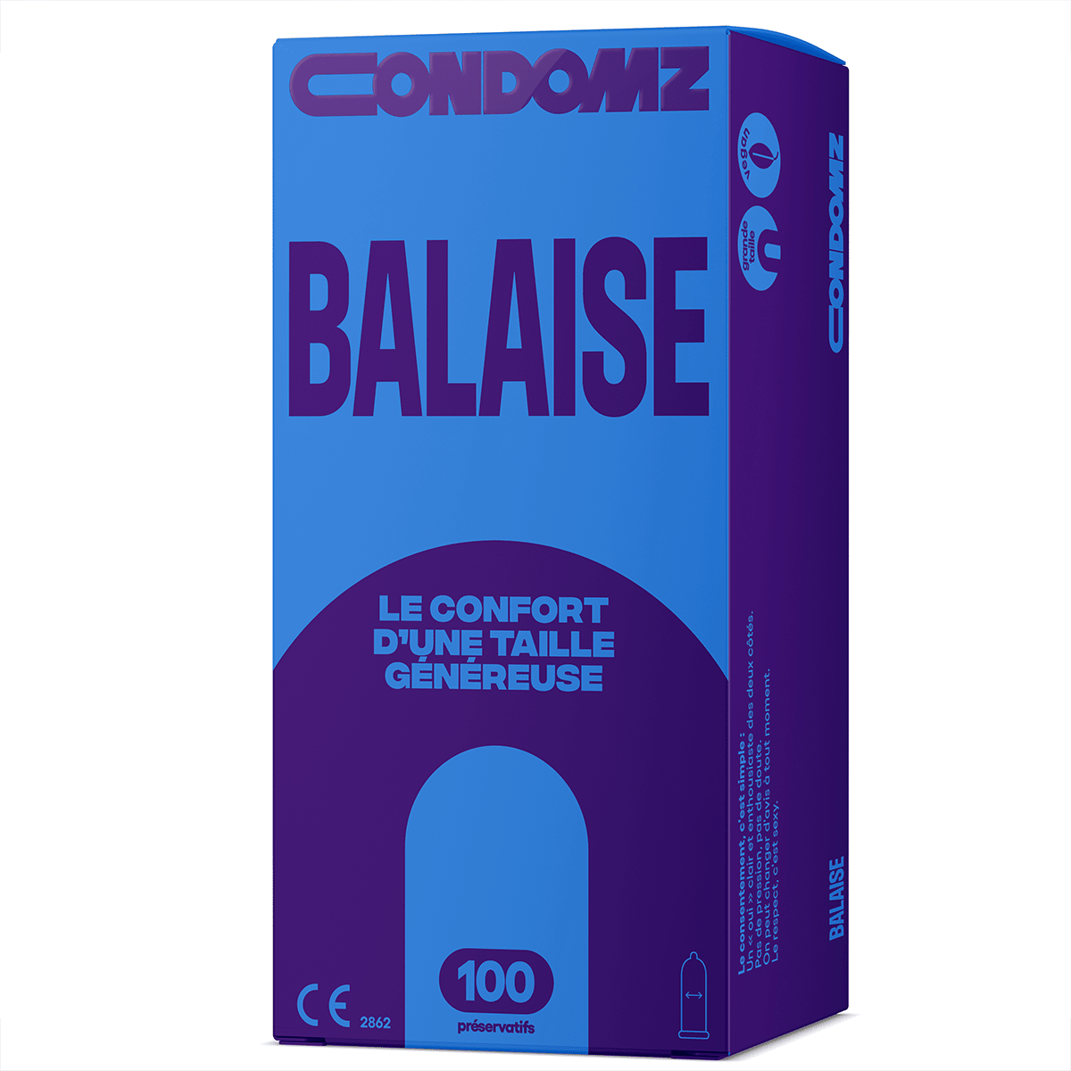 Condomz Balaise - Latex & Commerce Équitable - Condomz