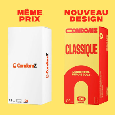 Condomz Classique - Anatomique & 52 mm x100 - Condomz