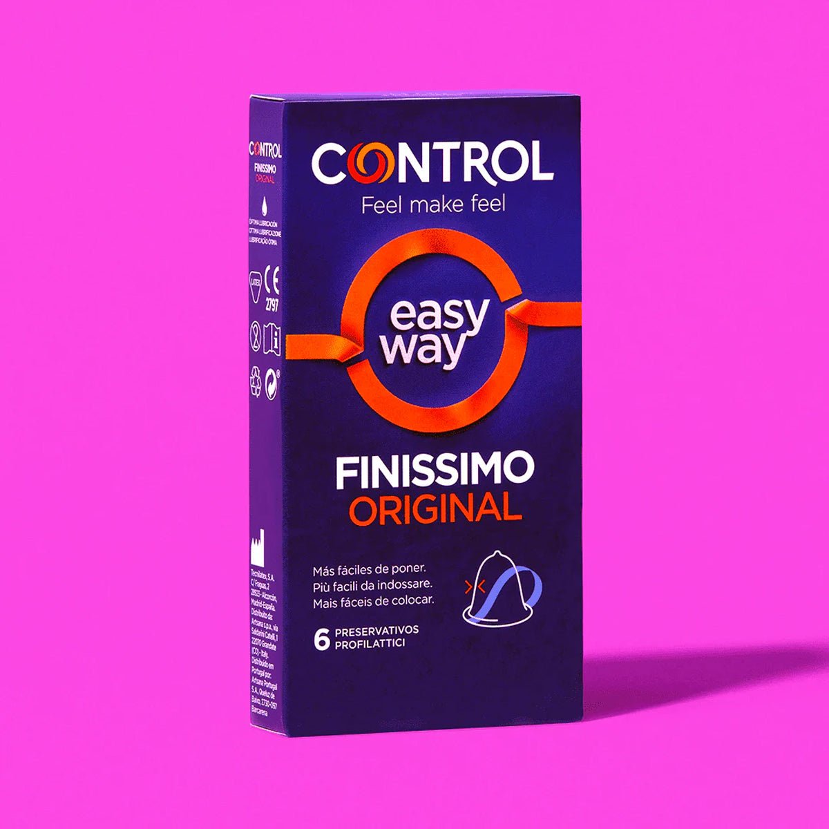 Control Finissimo Easy Way - Ultra-Fin & Évasé - Condomz