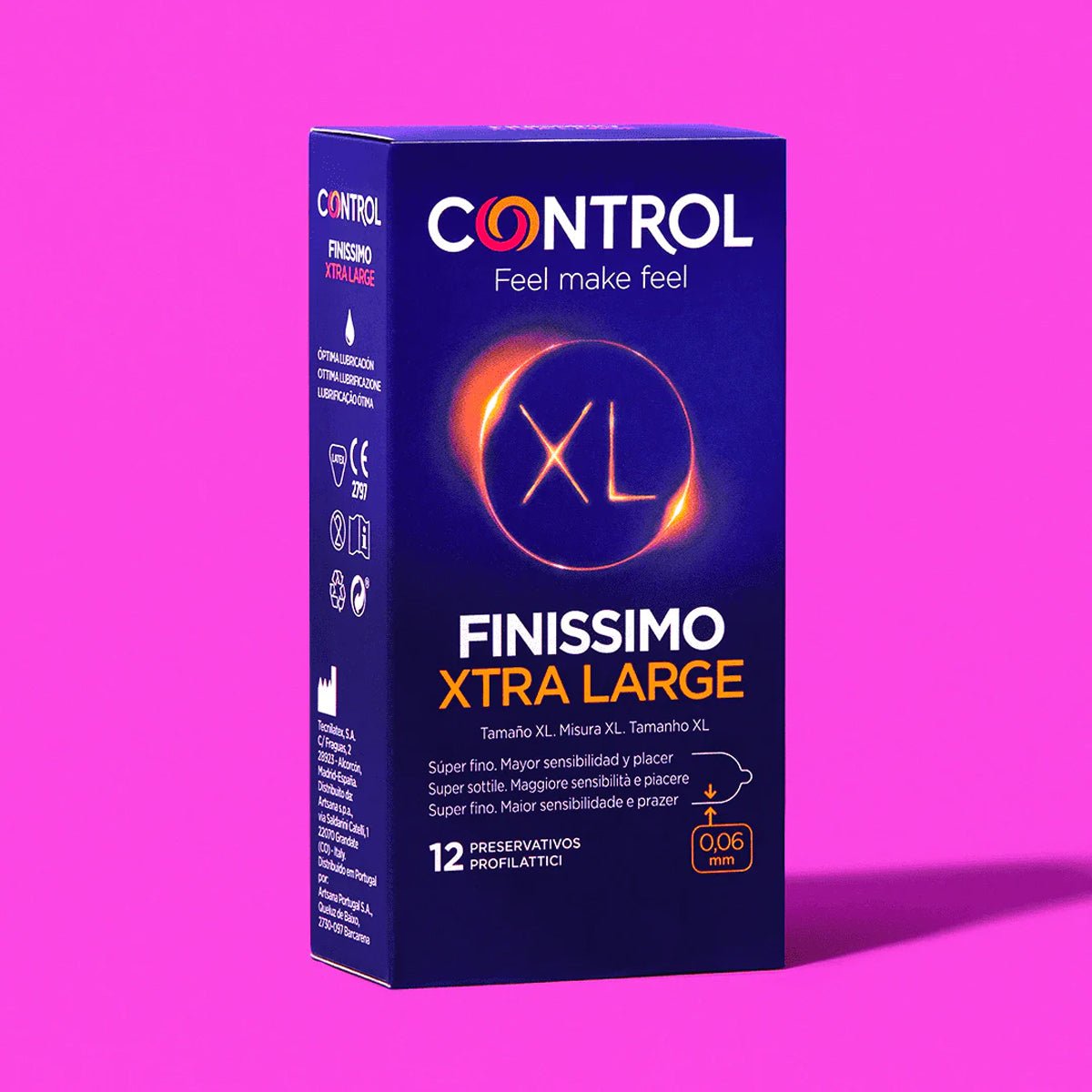 Control Finissimo Xtra Large - Ultra-Fin & 56 mm - Condomz