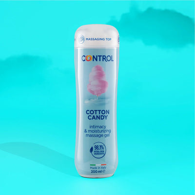 Control Gel de massage - Barbe à papa - Effet Massant - Condomz