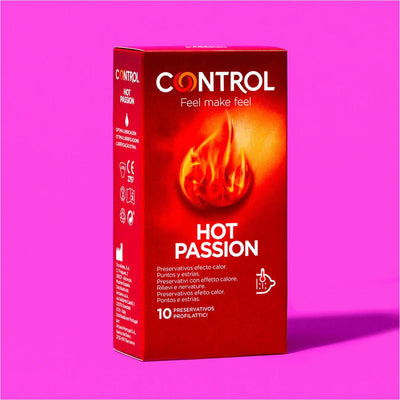 Control Hot Passion - Nervuré & Perlé - Condomz