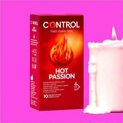Control Hot Passion - Nervuré & Perlé - Condomz