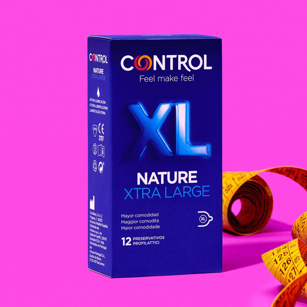 Control Nature Xtra Large - Grande Taille & Anatomique - Condomz