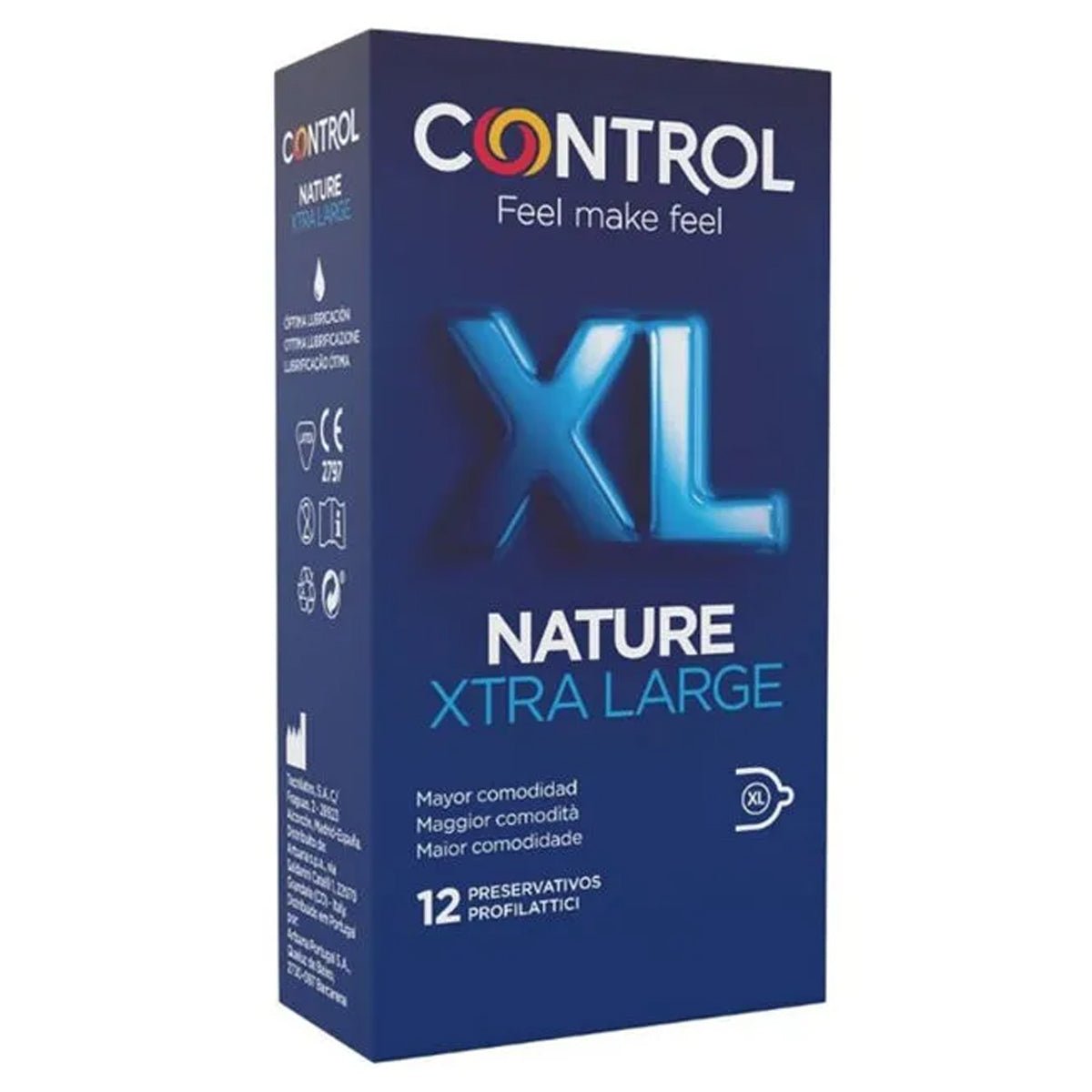 Control Nature Xtra Large - Grande Taille & Anatomique - Condomz