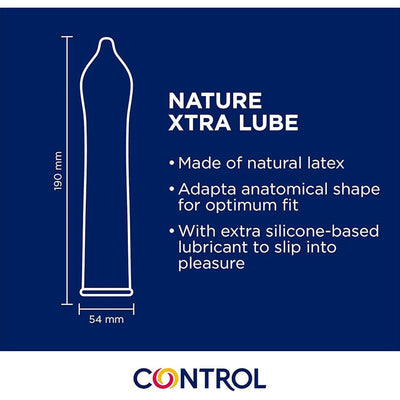 Control Xtra Lub - Évasé & Anatomique - Condomz