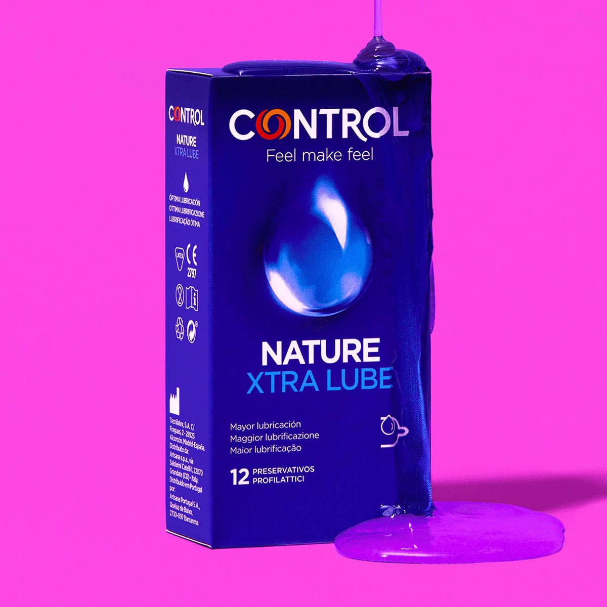Control Xtra Lub - Évasé & Anatomique - Condomz