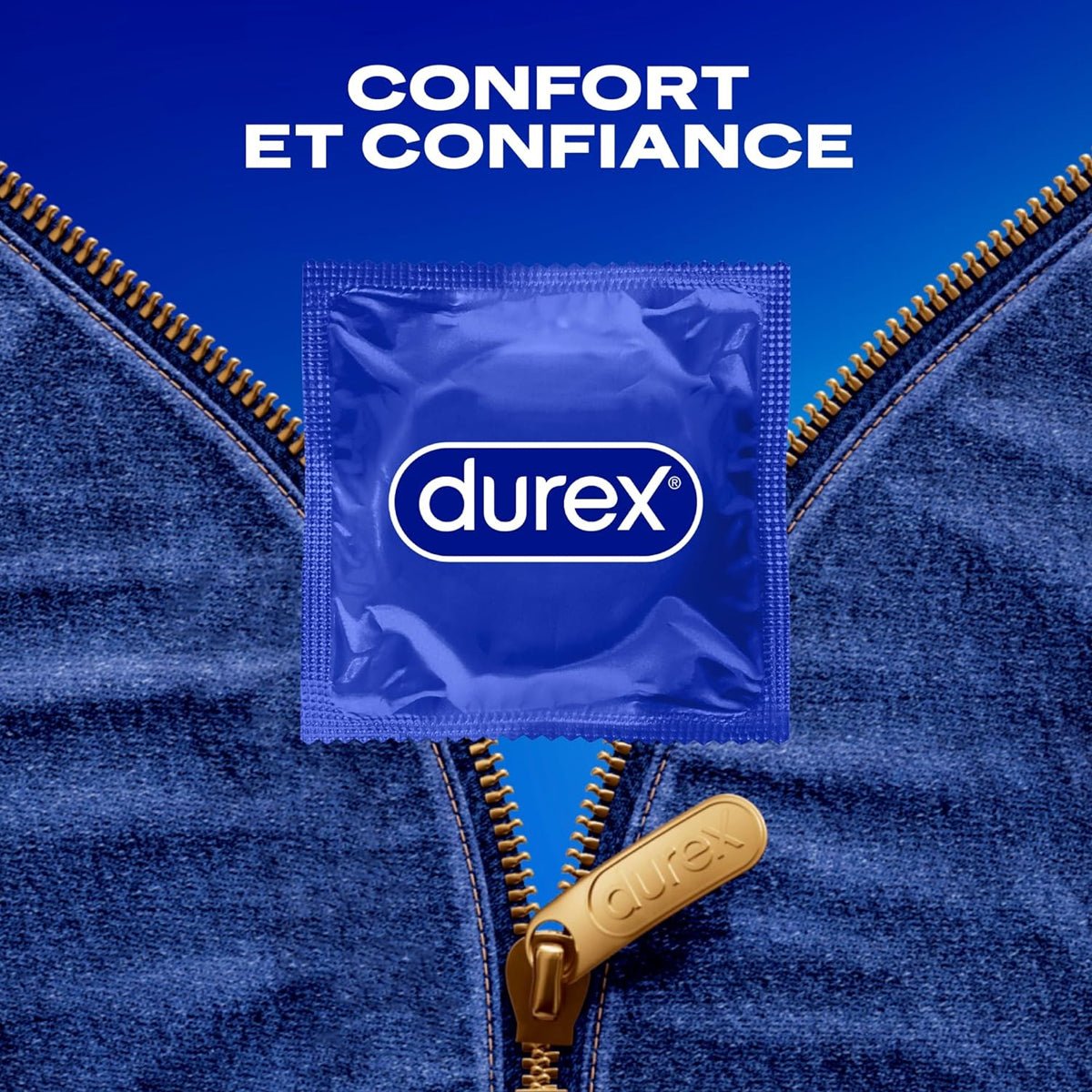 Durex Classic Jeans - Extra-Lubrifié & Anatomique - Condomz