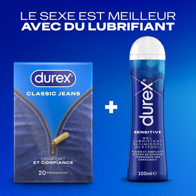Durex Classic Jeans - Extra-Lubrifié & Anatomique - Condomz