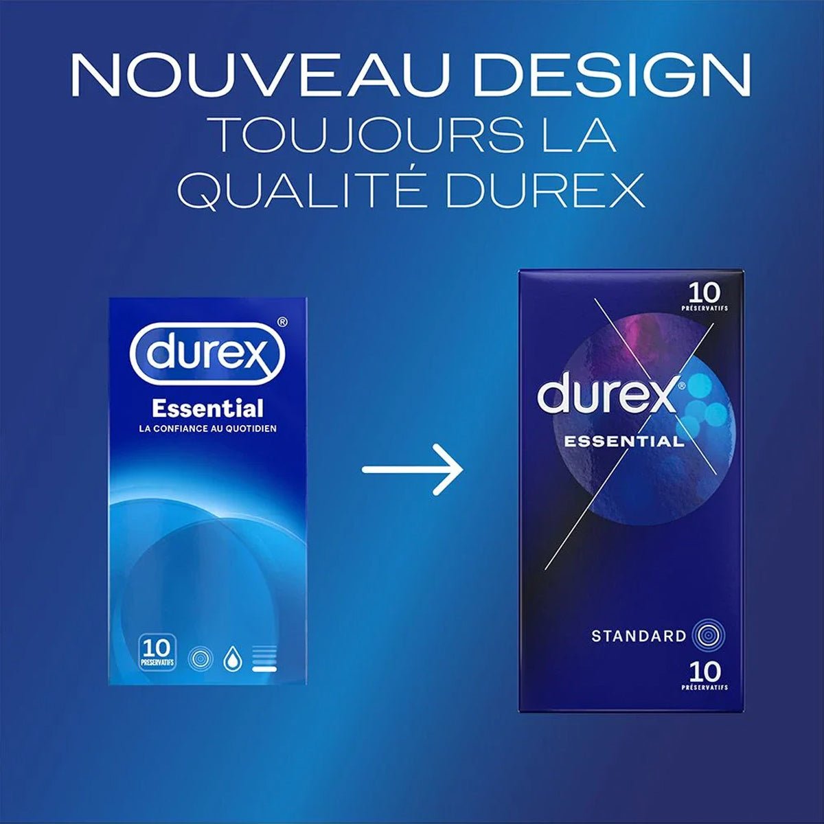 Durex Essential - Extra-Résistant & Anatomique - Condomz