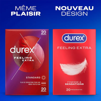 Durex Feeling Extra - Ultra-Fin & Extra-Lubrifié - Condomz