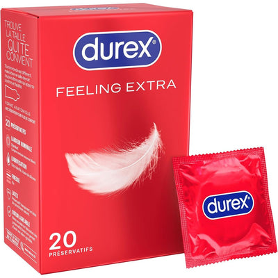 Durex Feeling Extra - Ultra-Fin & Extra-Lubrifié - Condomz