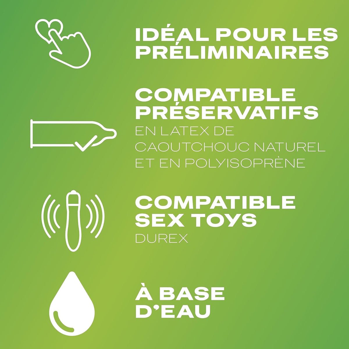 Durex Gel de Massage Aloe vera - Apaisant & Hydratant - Condomz