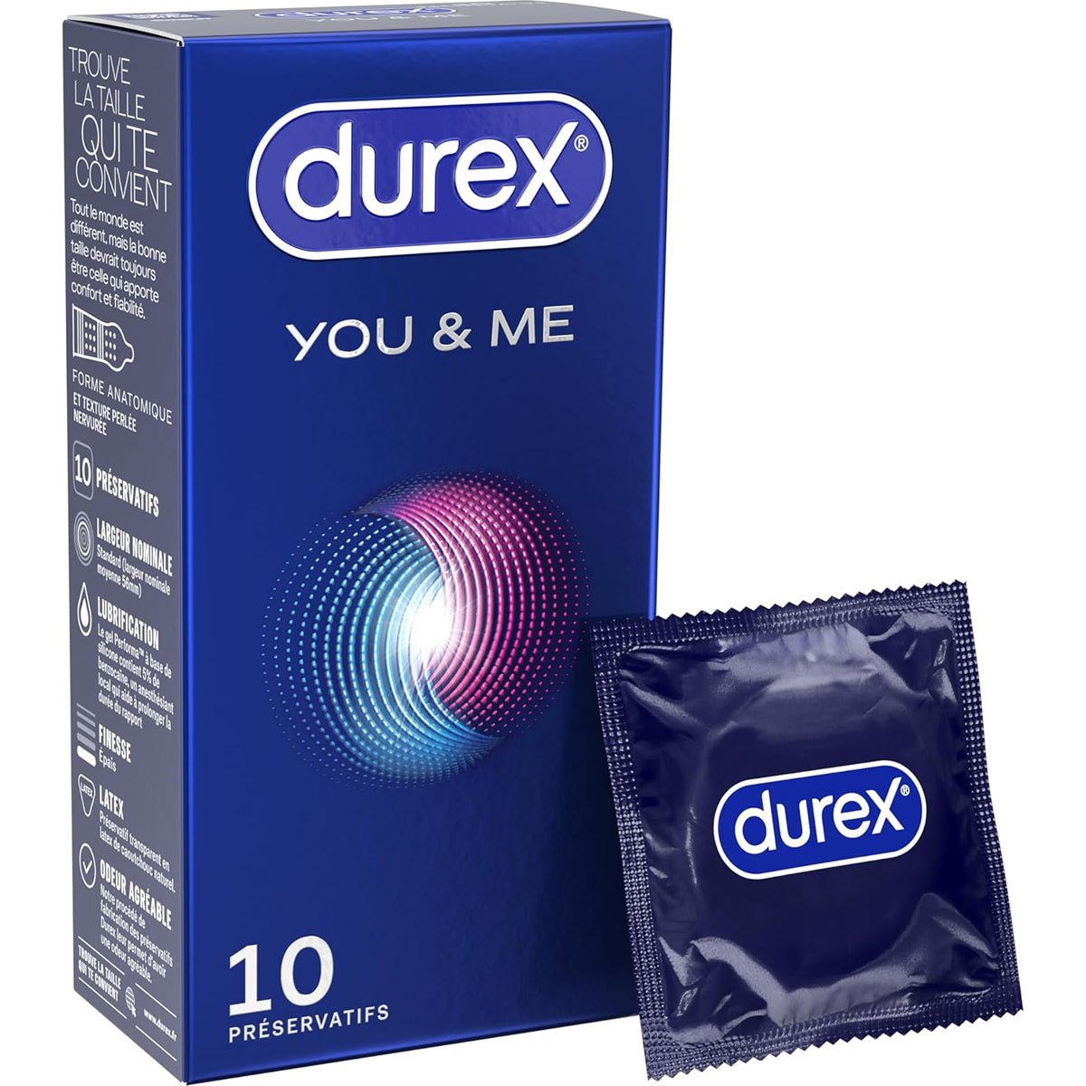 Durex Intense You & Me - Texturé - Condomz