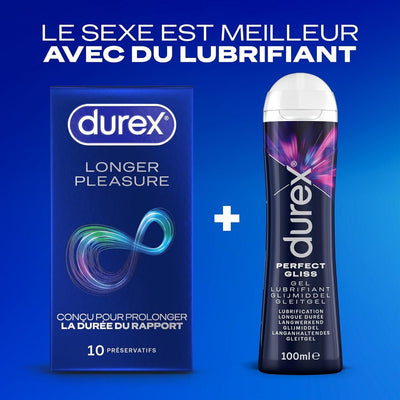 Durex Longer Pleasure (ex Performance Booster) - Extra-Lubrifié - Condomz