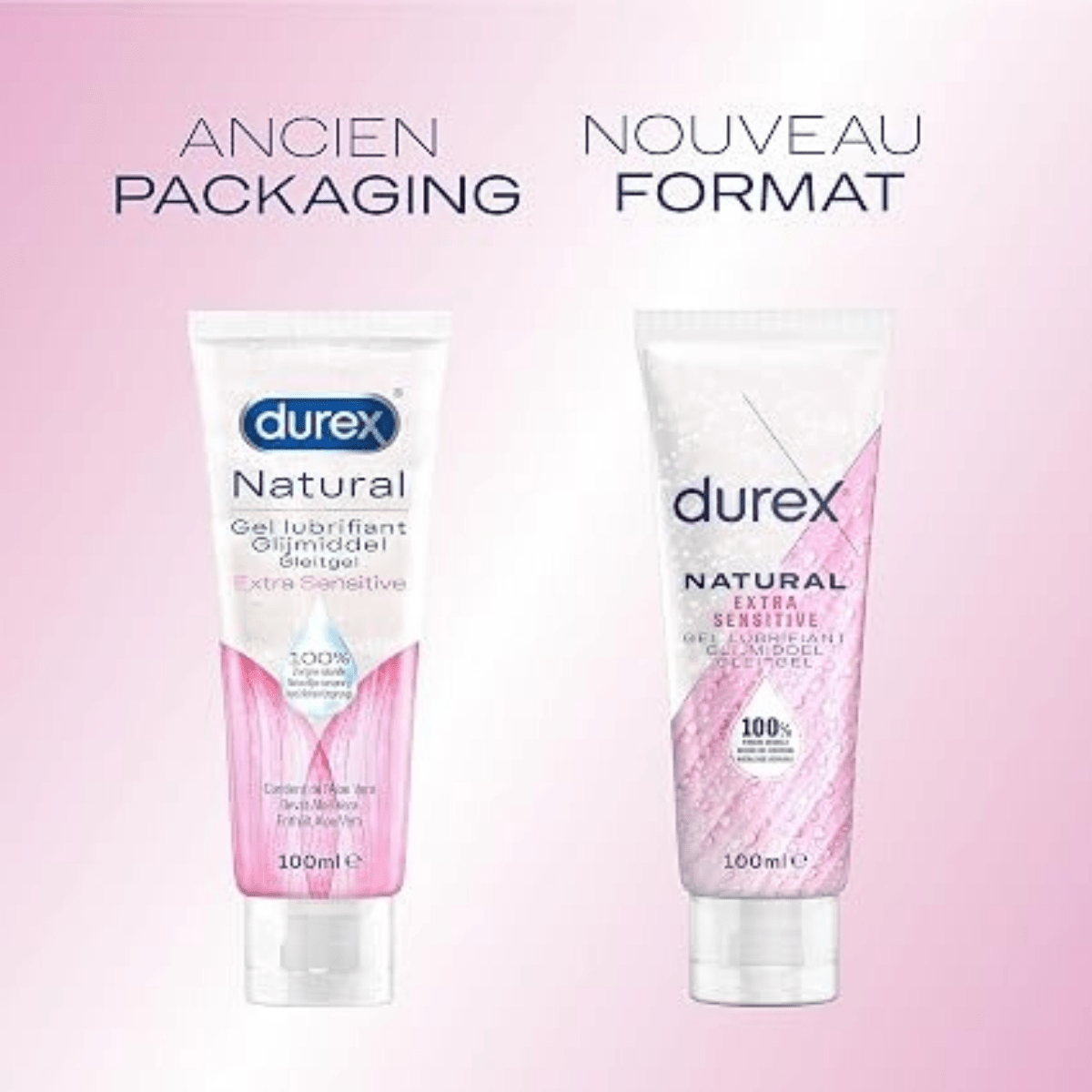 Durex Natural Extra Sensitive - Apaisant & À Base d'Eau - Condomz