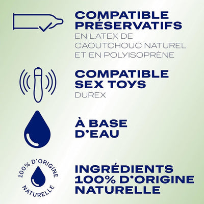 Durex Natural Original - Équilibrant pH & À Base d'Eau - Condomz