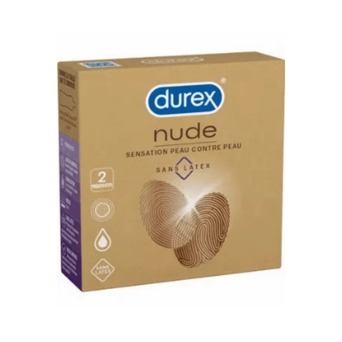Durex Nude Sans Latex - Extra-Lubrifié & Extra-Résistant - Condomz