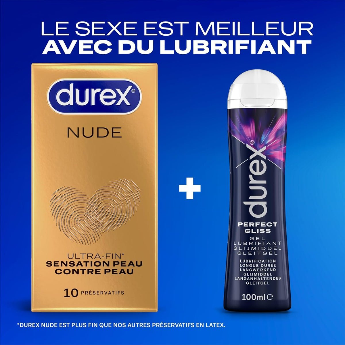 Durex Nude - Ultra-Fin & Anatomique - Condomz