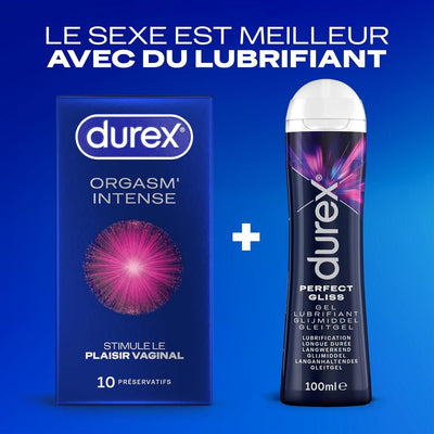 Durex Orgasm'Intense - Nervuré & Perlé - Condomz
