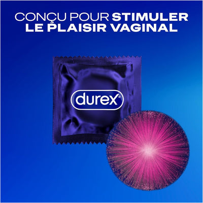 Durex Orgasm'Intense - Nervuré & Perlé - Condomz